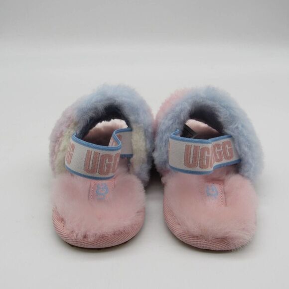 UGG Girl’s Fluff Yeah Slipper Slide Cali Collage in Multi Sz 7 - Picture 4 of 8